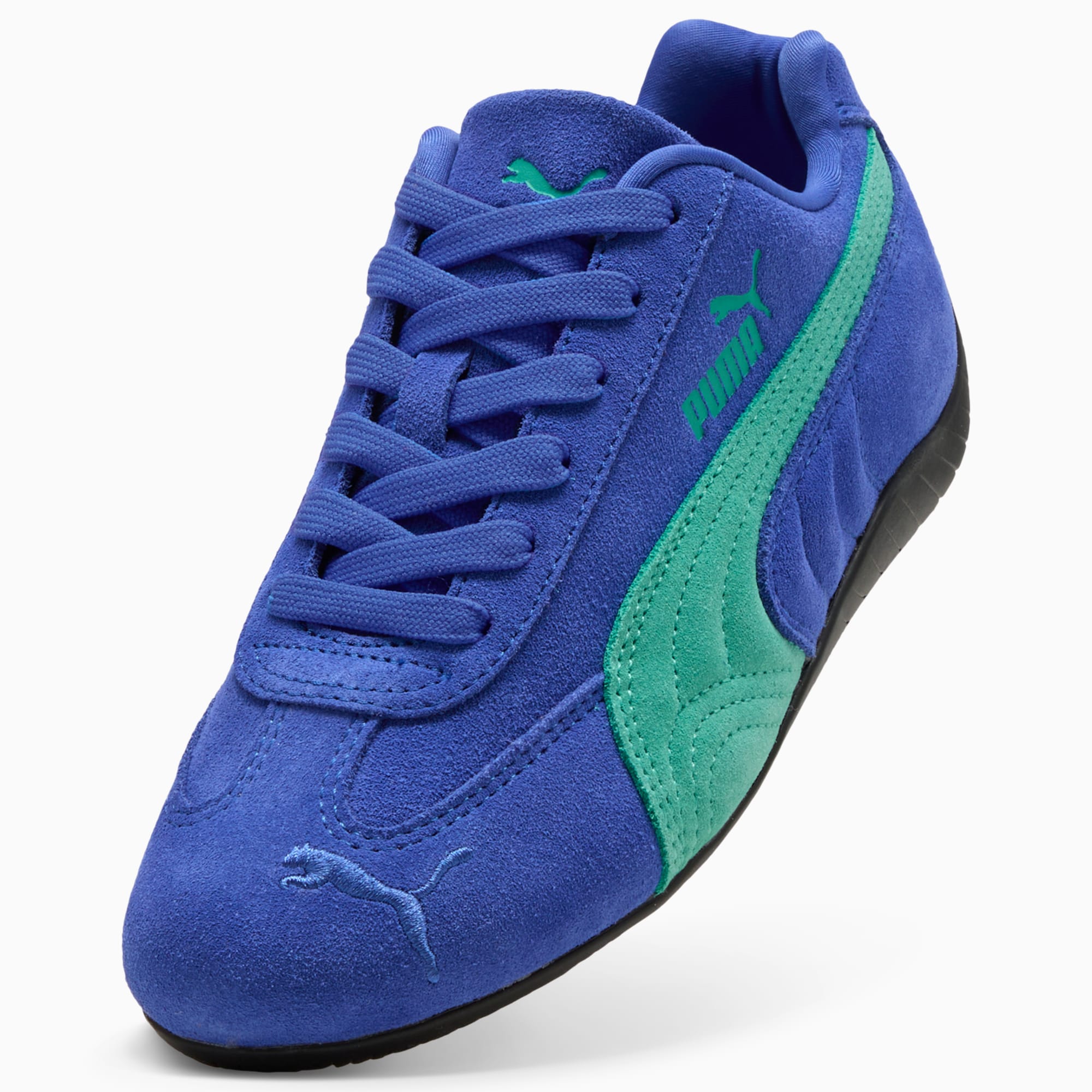 Speedcat OG Big Kids' Sneakers - Royal Sapphire-Vibrant Green - 6