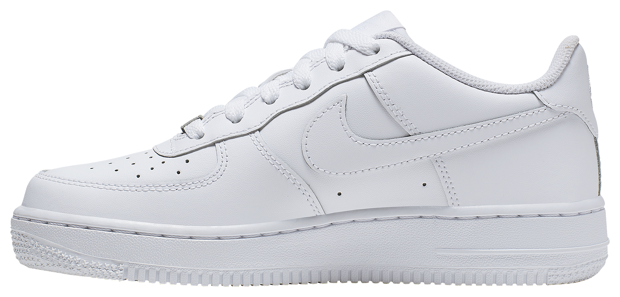 Nike Air Force 1 Low 童款 - White/White - Image 3