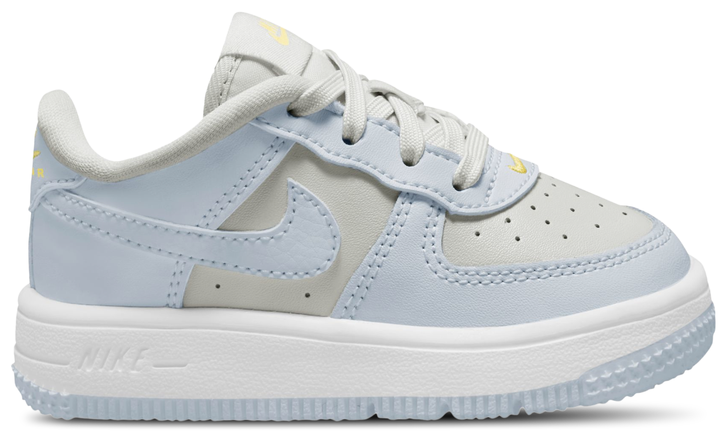 Nike Air Force 1 Low Lace 童款 - Platinum Tint/Aura/Alabaster - Image 1
