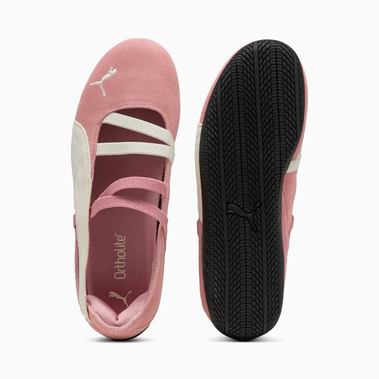 Speedcat Ballet Suede Women's Sneakers - Dusky Rosewood-PUMA Black - 6