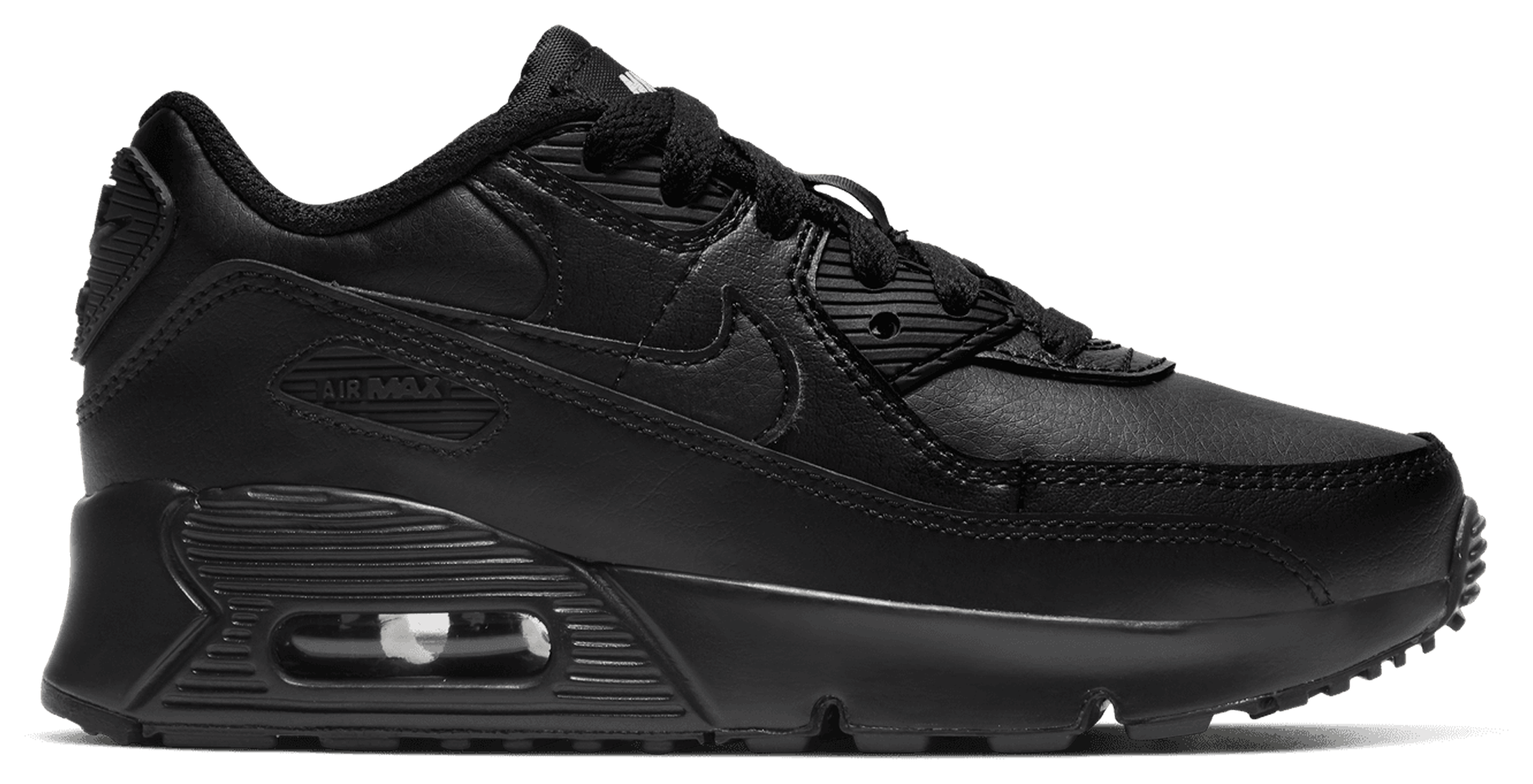 Nike Air Max 90 童款 - Black/Black/Black - Image 1