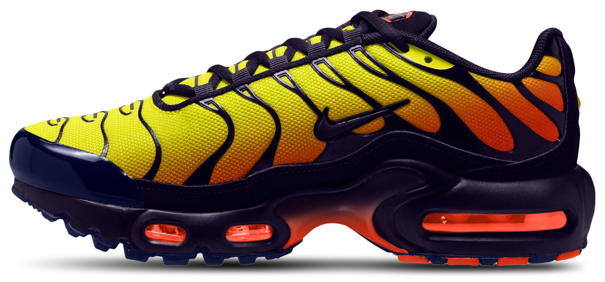 Nike Air Max Plus 童款 - Yellow/Black - Image 2