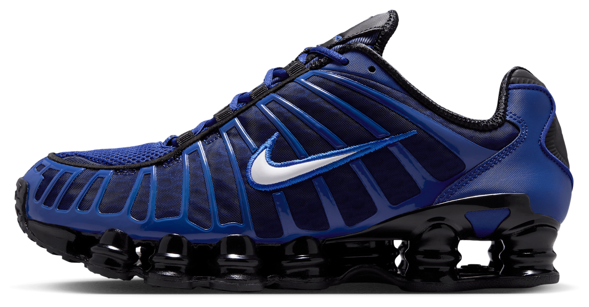 Nike Shox TL - Black/Deep Royal Blue/White - Image 2