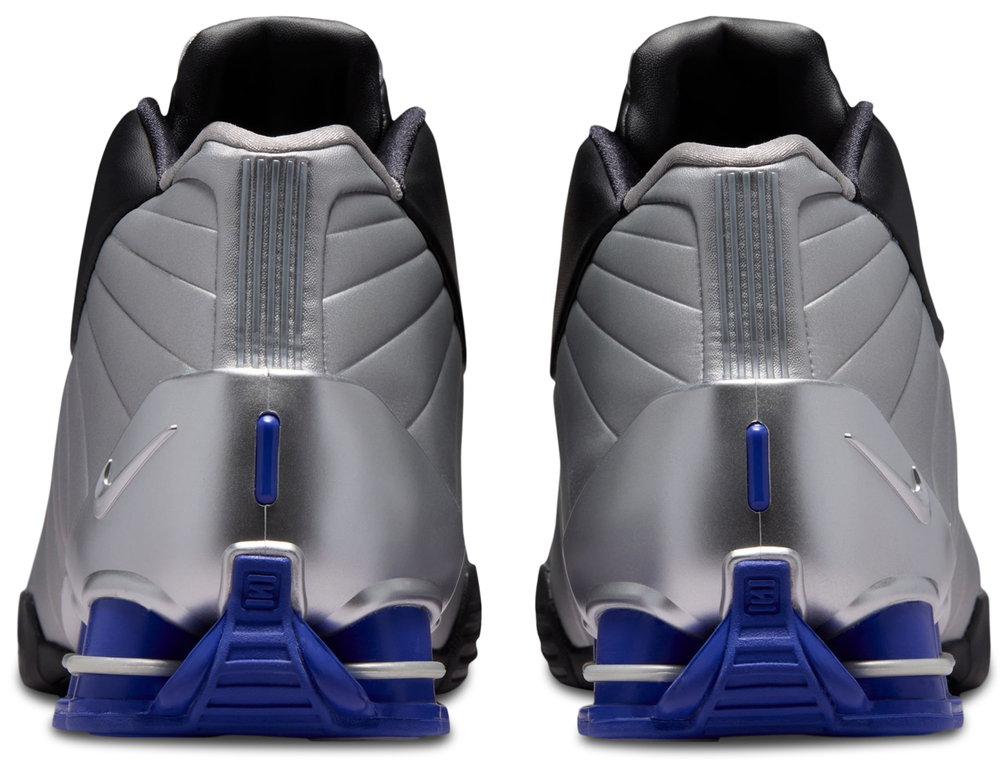 Nike Shox BB4 - Black/Blue/Silver - Image 3