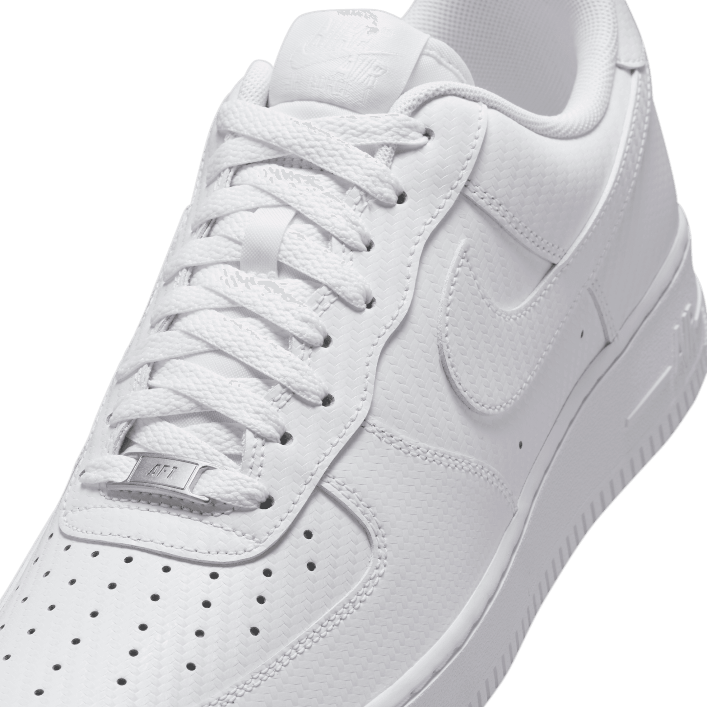 Nike Air Force 1 07 TWT - White/White - Image 7