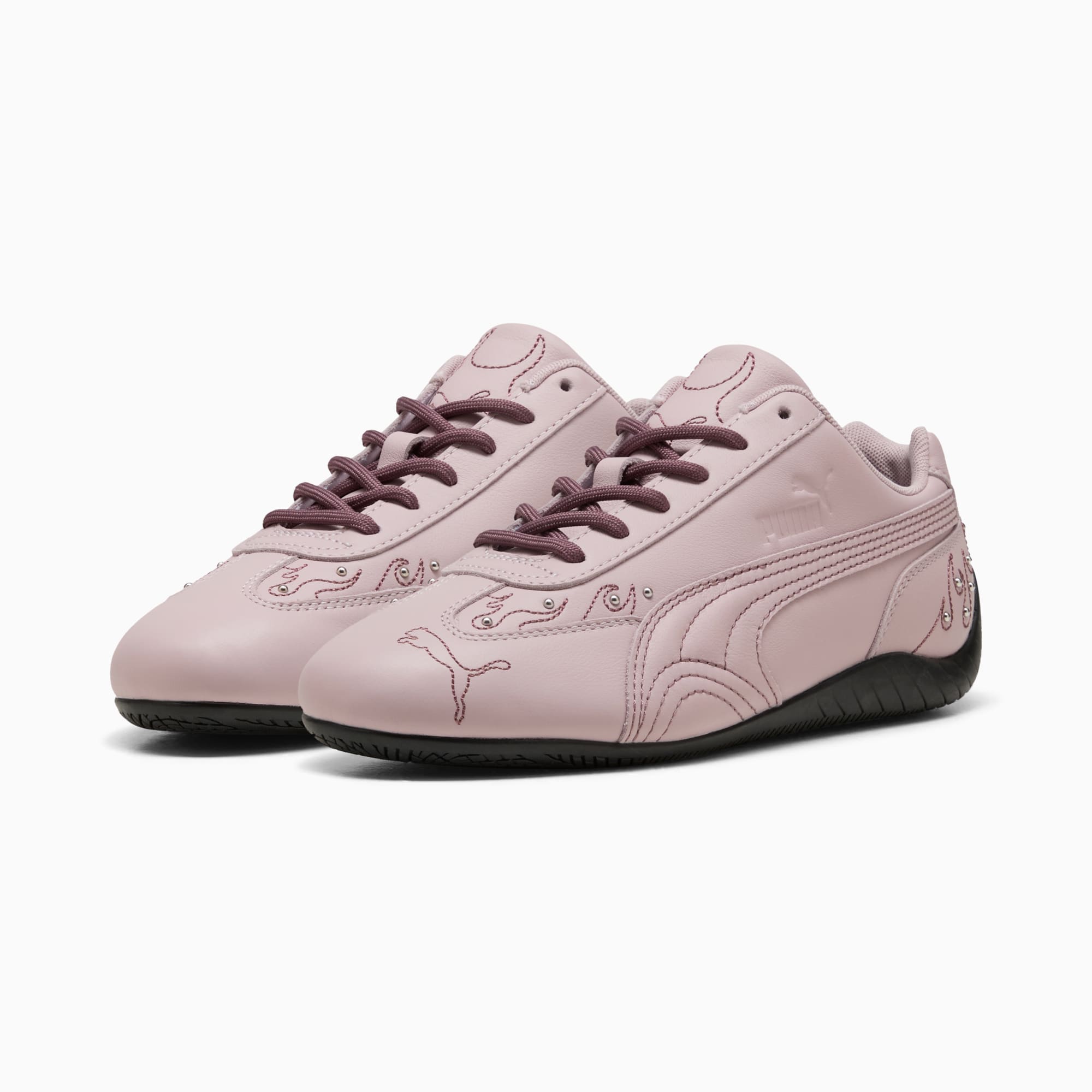Speedcat Embellished Sneakers - Misty Pink-PUMA Black - 4