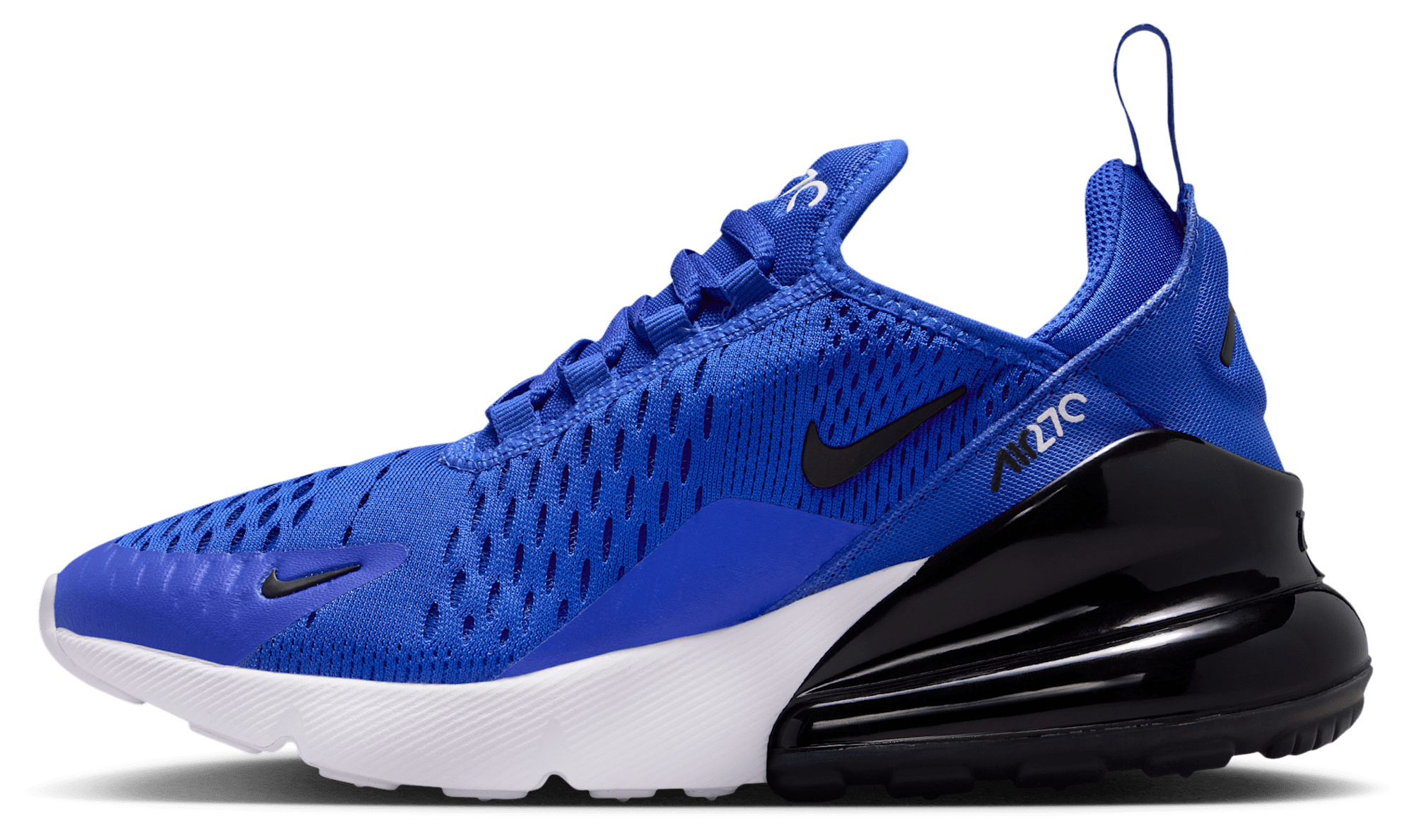 Nike Air Max 270 童款 - Racer Blue/Black/White - Image 2