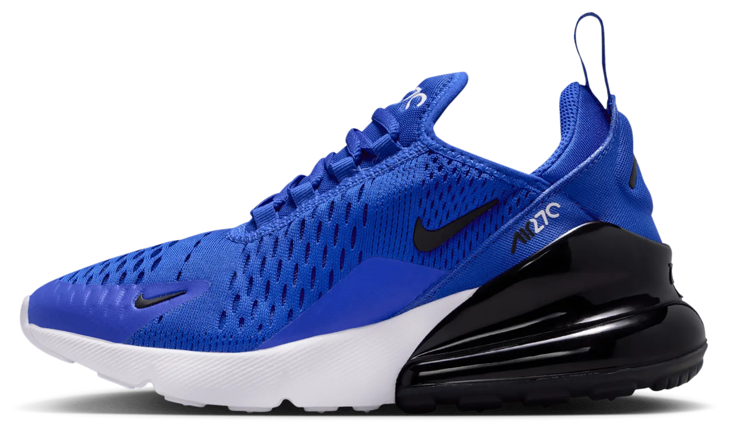 Nike Air Max 270 童款 - Racer Blue/Black/White - Image 2