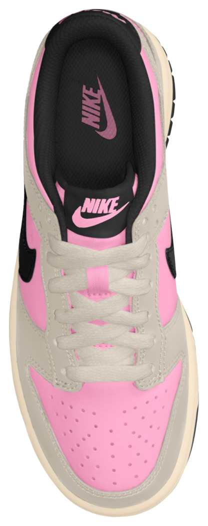 Nike Dunk Low 童款 - Black/Light Orewood Brown/Pink Rise - Image 3