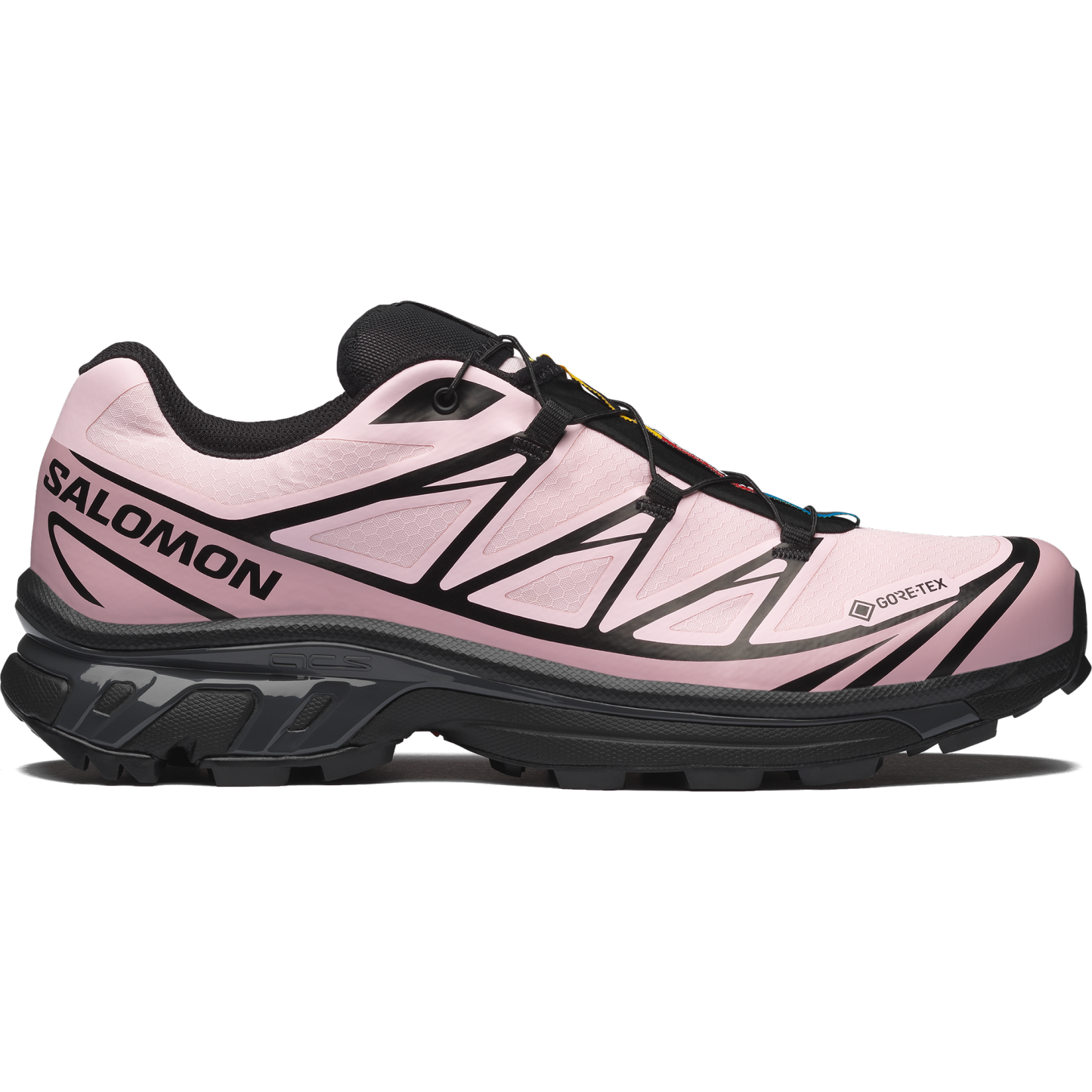Salomon XT-6 GORE-TEX - Black / Icy Pink / Dawn Pink - View 1
