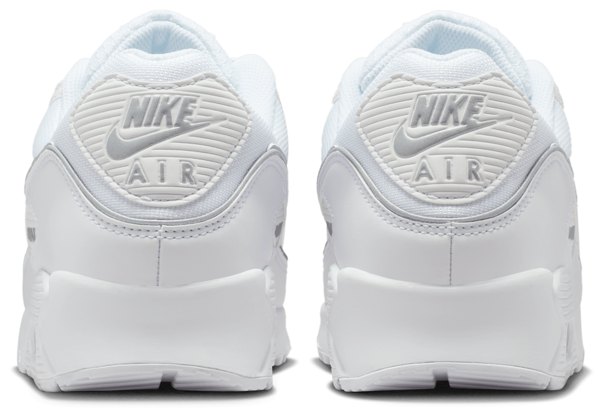 Nike Air Max 90 Prm Reflect - White/Mtlc Silver/White - Image 3