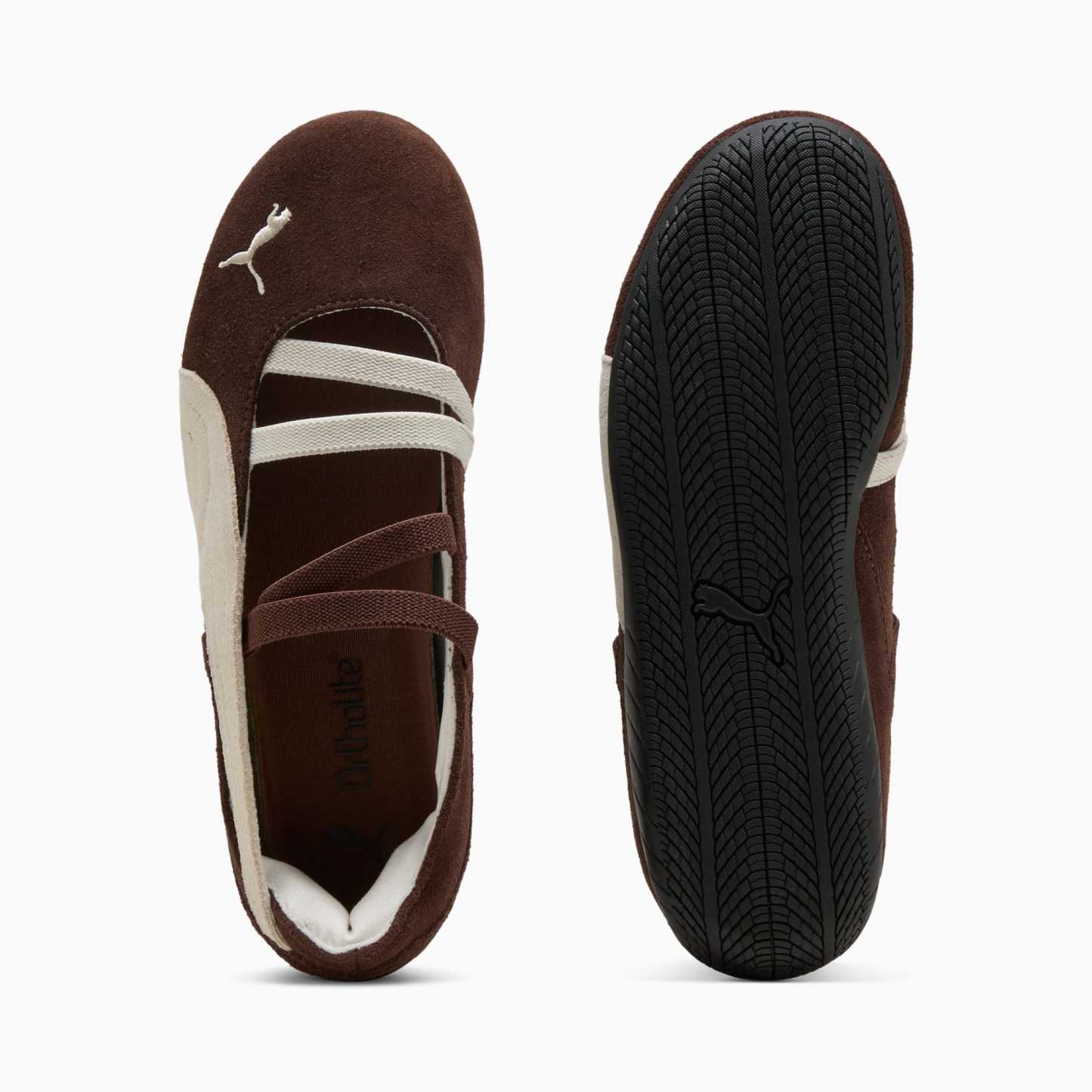 Speedcat Ballet Suede Big Kids' Sneakers - Chestnut Brown-Warm White - 4