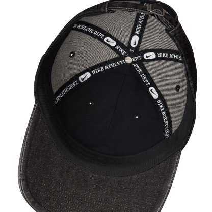 Nike Club Denim Cap - White/Black - Image 6