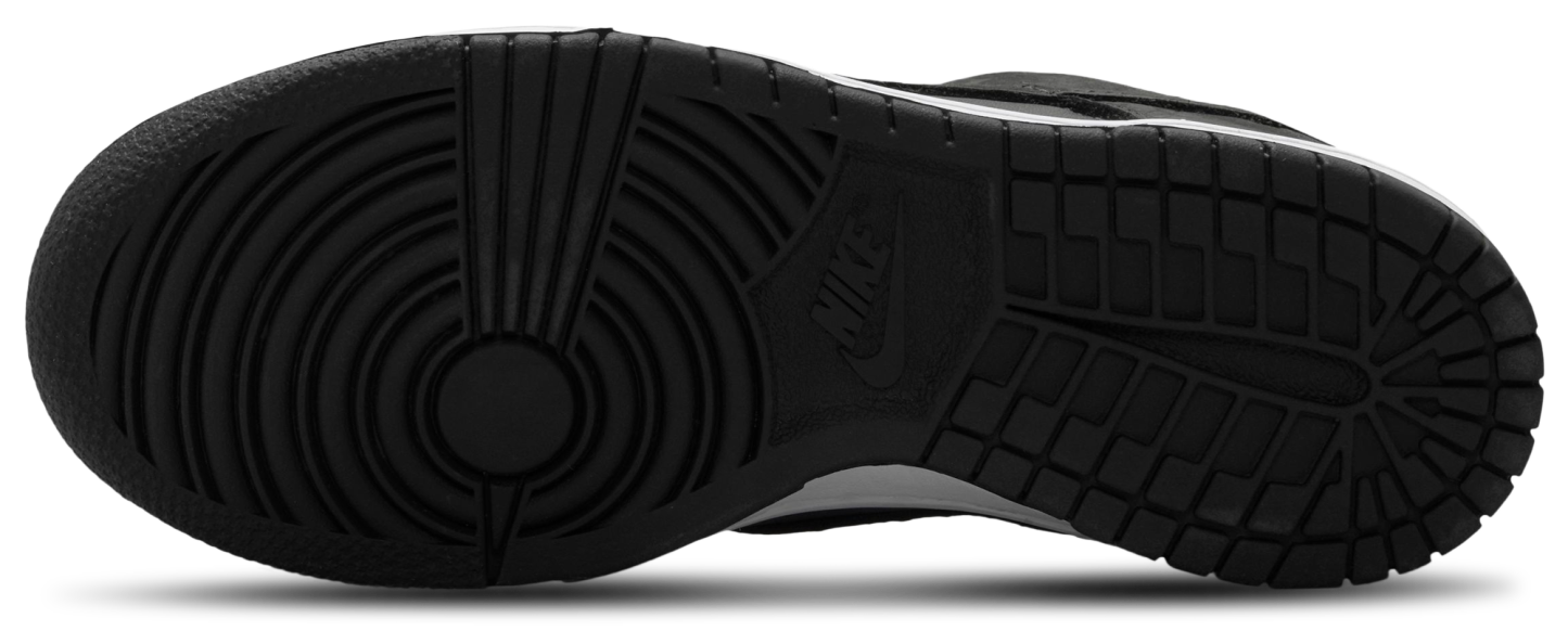 Nike Dunk Low SE 童款 - White/Black/Grey - Image 5