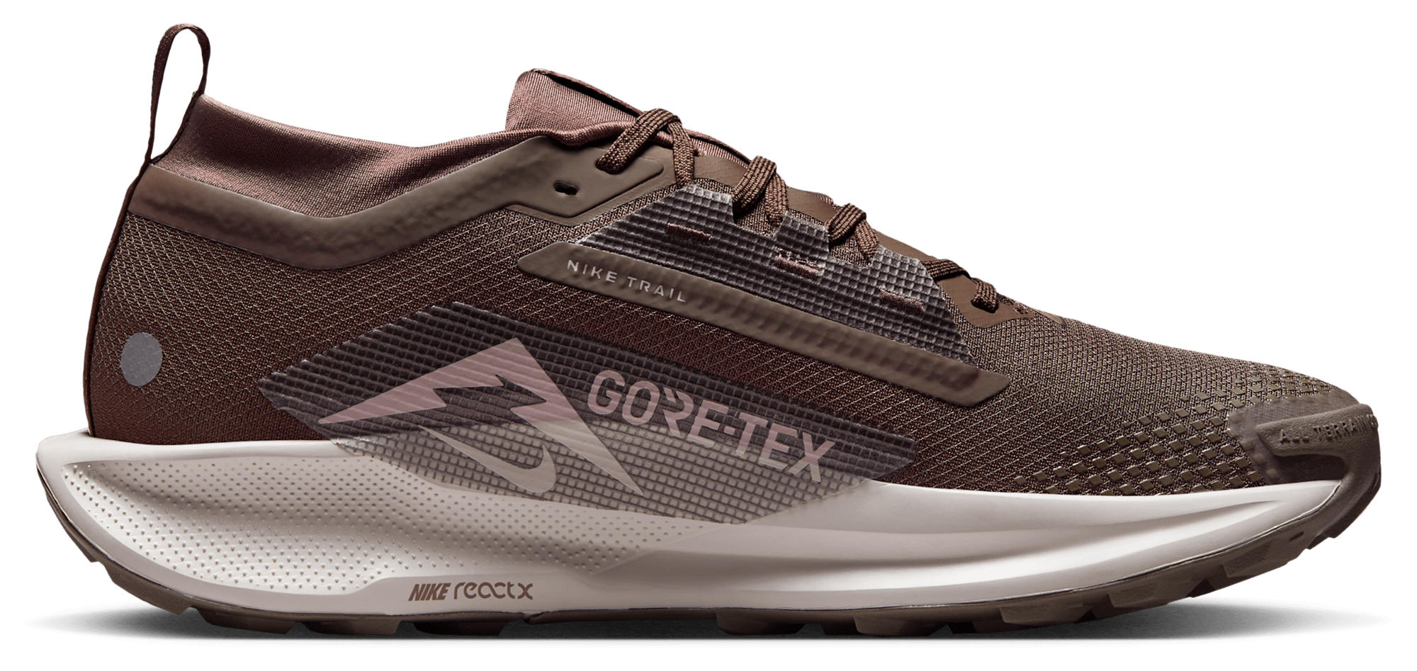 Nike Reactx Pegasus Trail 5 GTX - Ironstone/Velvet Brown/College Grey - Image 1