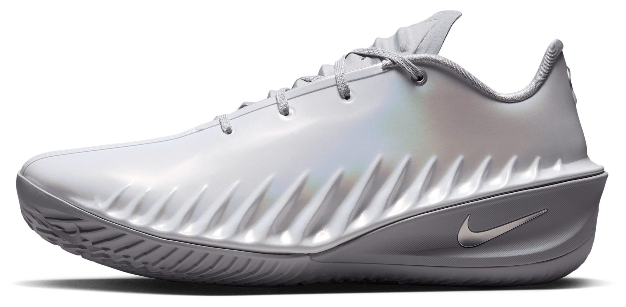 Nike G.T. Cut 4 TB - Wolf Grey/White/Metallic Silver - Image 2