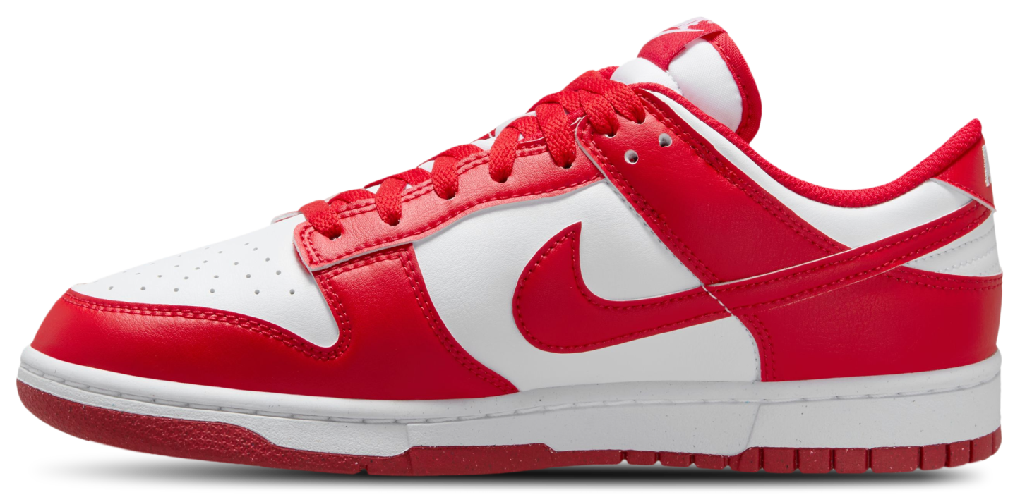 Nike Dunk Low Retro Bttys - White/University Red/White - Image 2