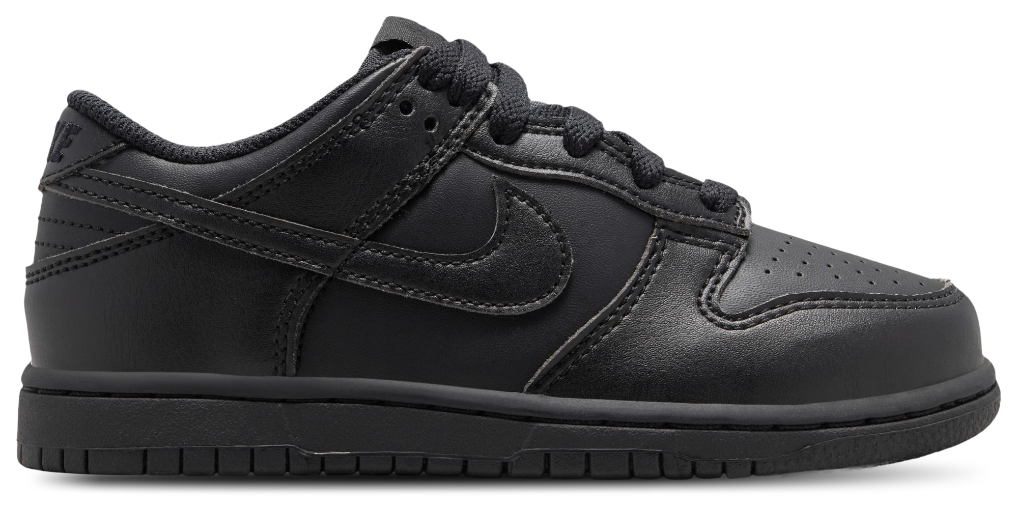 Nike Dunk Low N 童款 - Black/Black - Image 1