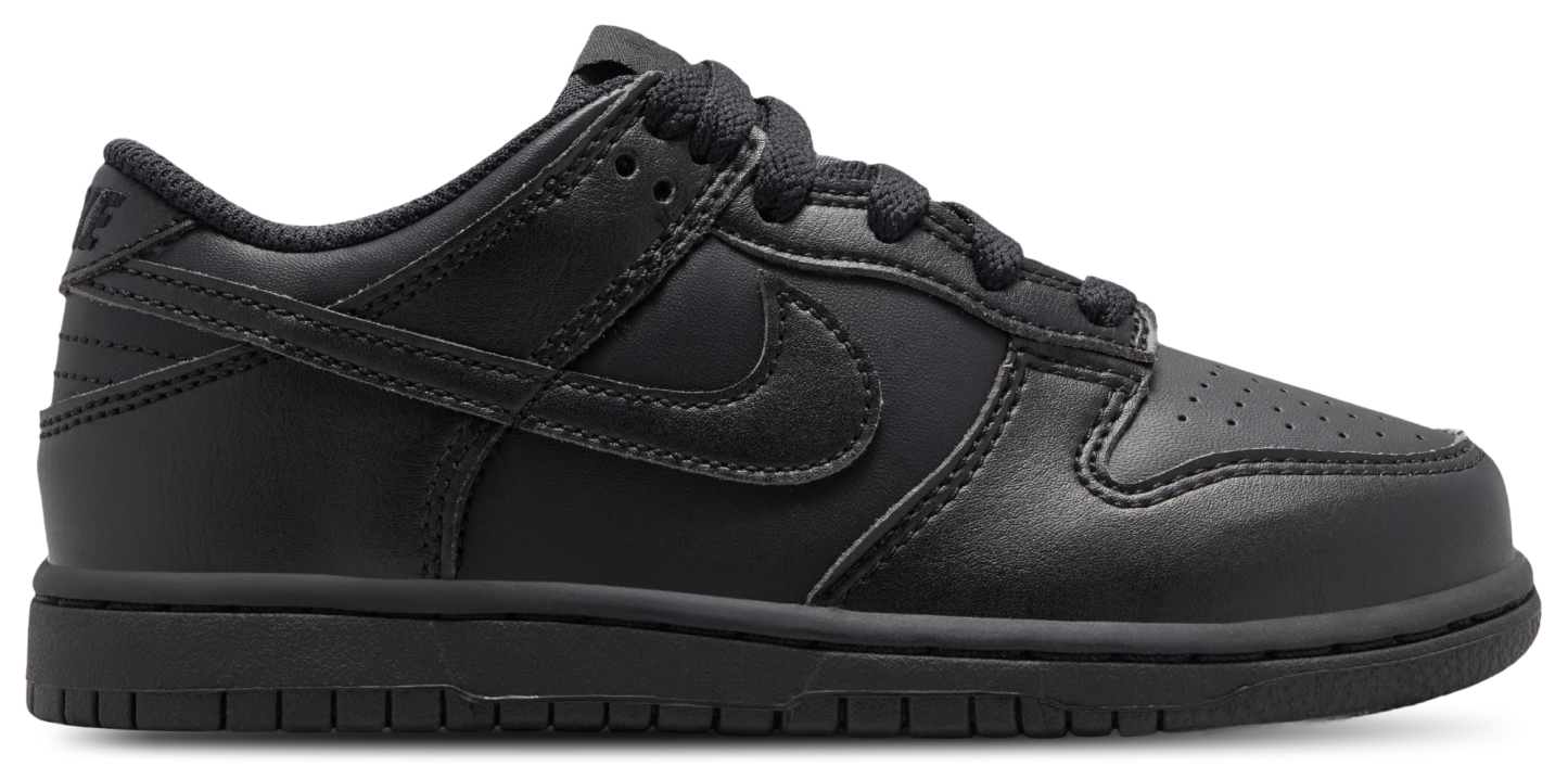 Nike Dunk Low N 童款 - Black/Black - Image 1