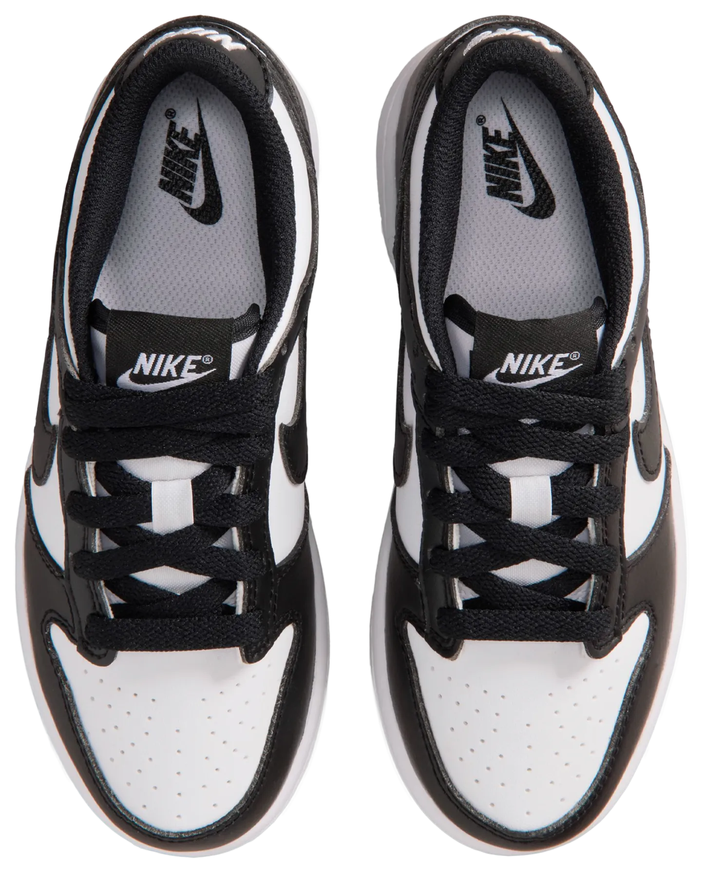 Nike Dunk Low N 童款 - Black/White - Image 4