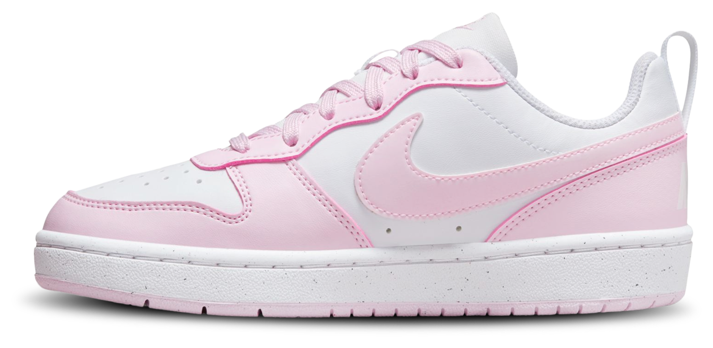 Nike Court Borough Low Recraft 童款 - White/Pink Foam - Image 3