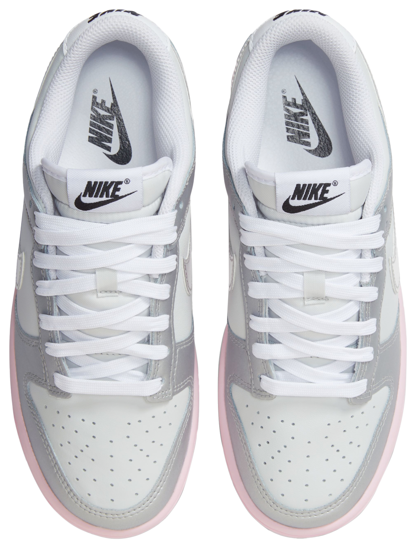 Nike Dunk Low LX - Photon Dust/Metallic Silver/Pink Foam - Image 4