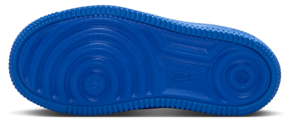 Nike Air Force 1 Low Lace 童款 - White/Game Royal - Image 5