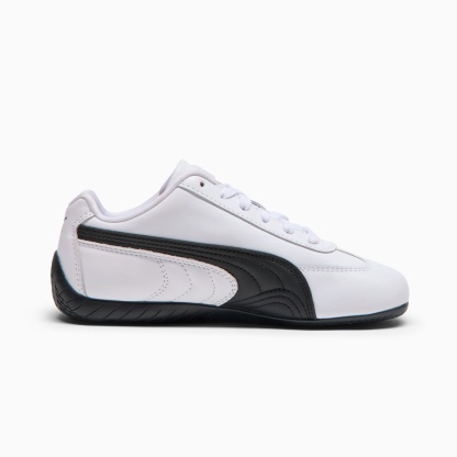 Speedcat Leather Big Kids' Sneakers - PUMA White-PUMA Black - 7