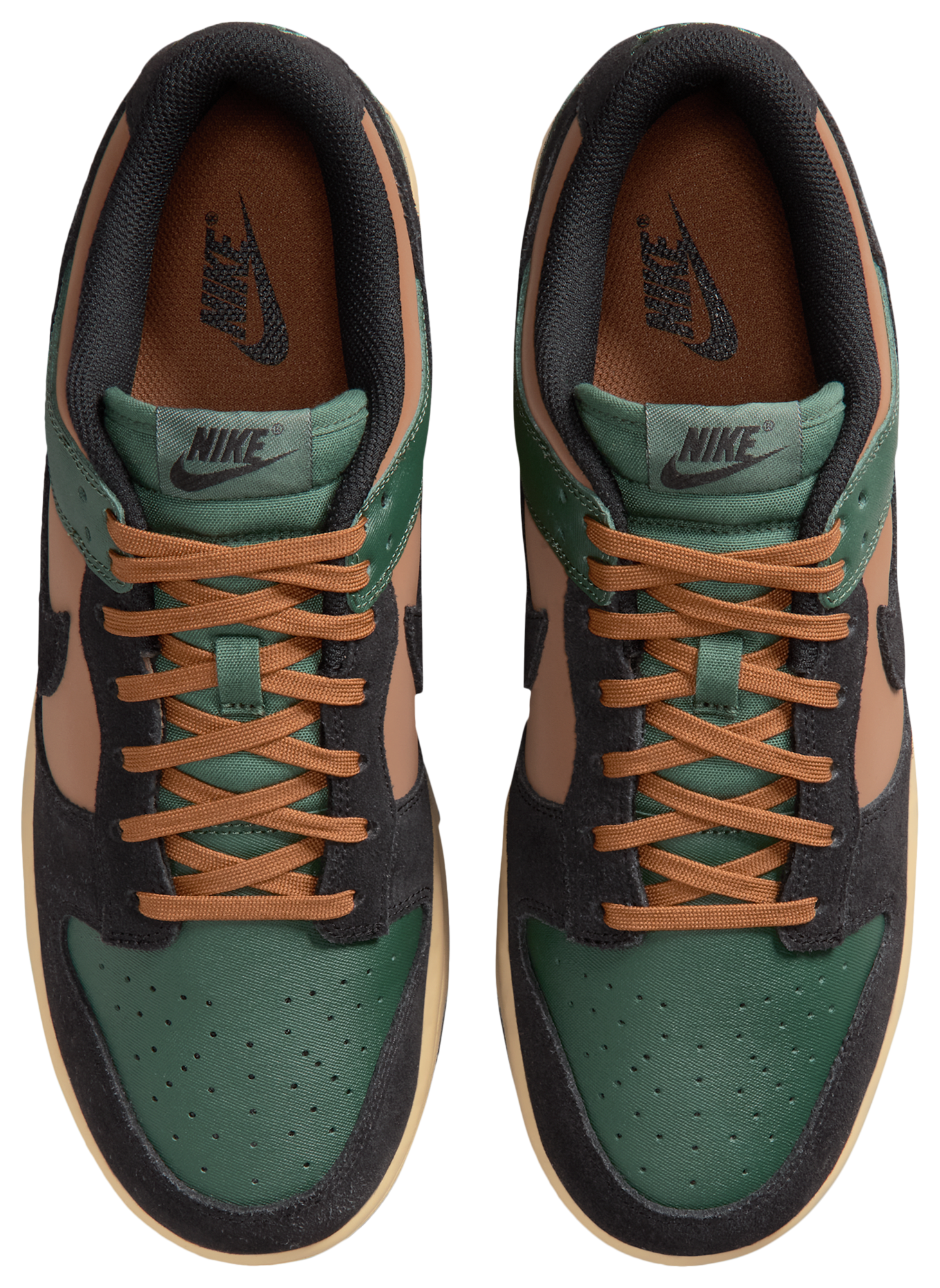 Nike Dunk Low Retro - Black/Fir/Light British Tan - Image 4