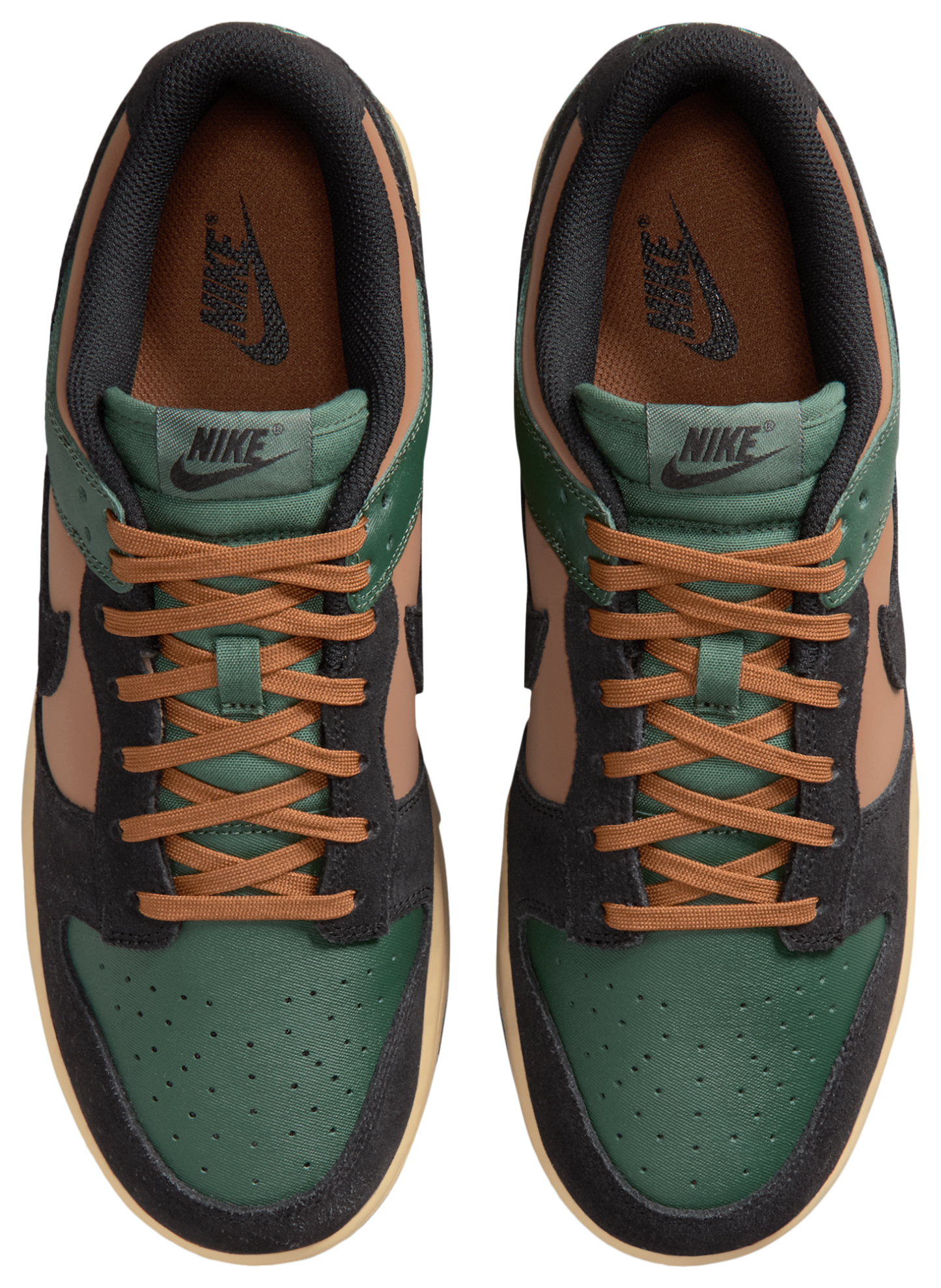 Nike Dunk Low Retro - Black/Fir/Light British Tan - Image 4
