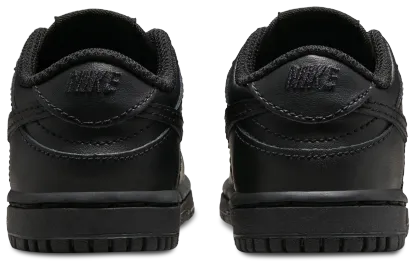 Nike Dunk Low 童款 - Black/Black - Image 3
