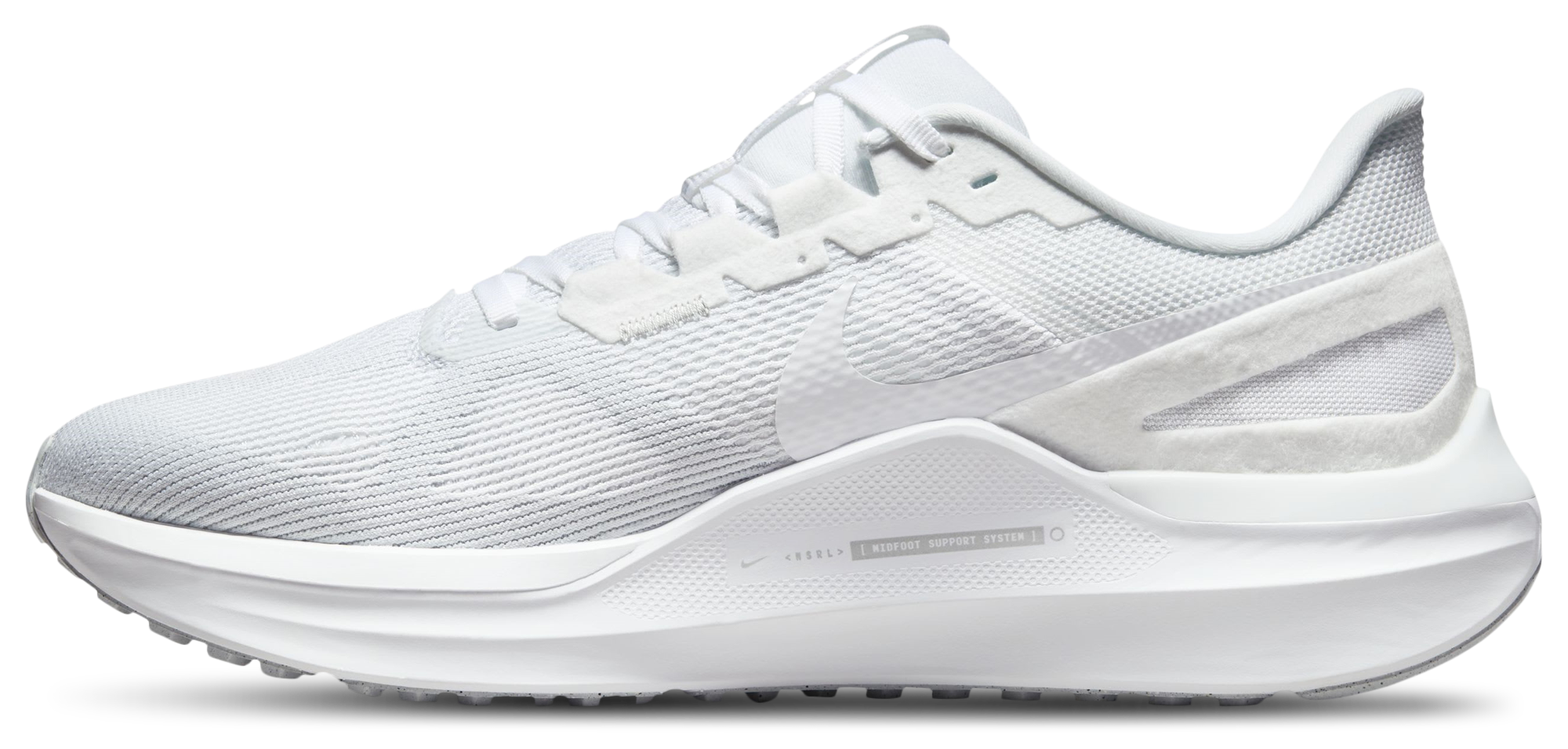 Nike Air Zoom Structure 25 - White/White/Pure Platinum - Image 2