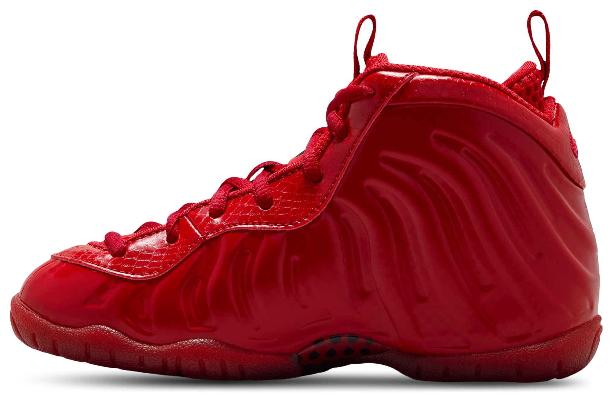 Nike Little Posite Pro 童款 - Gym Red/Black - Image 2