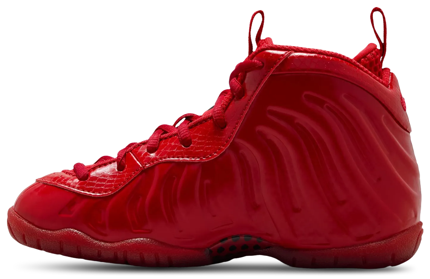 Nike Little Posite Pro 童款 - Gym Red/Black - Image 2