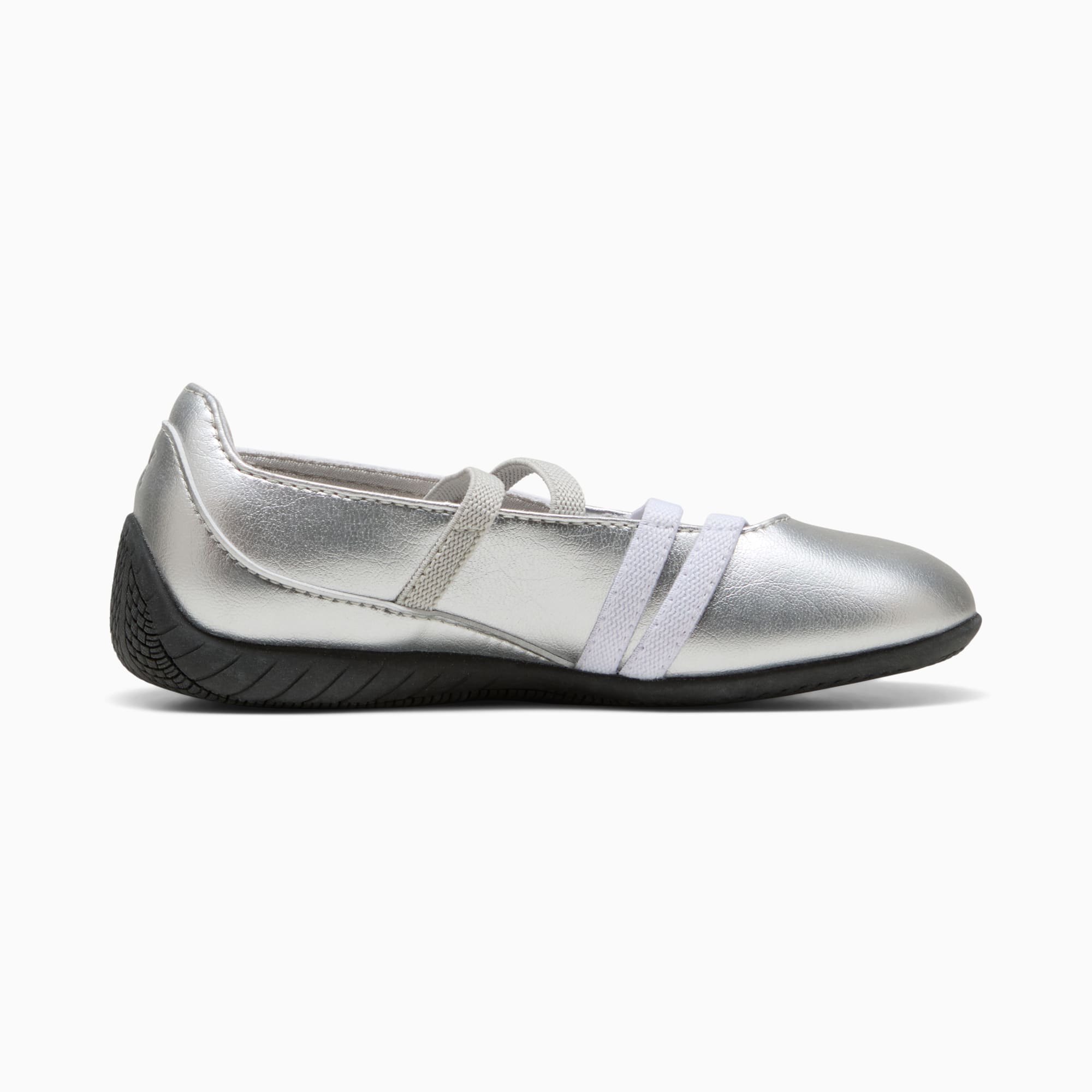 Speedcat Ballet Metallic Little Kids' Shoes - Ash Gray-PUMA White - 5