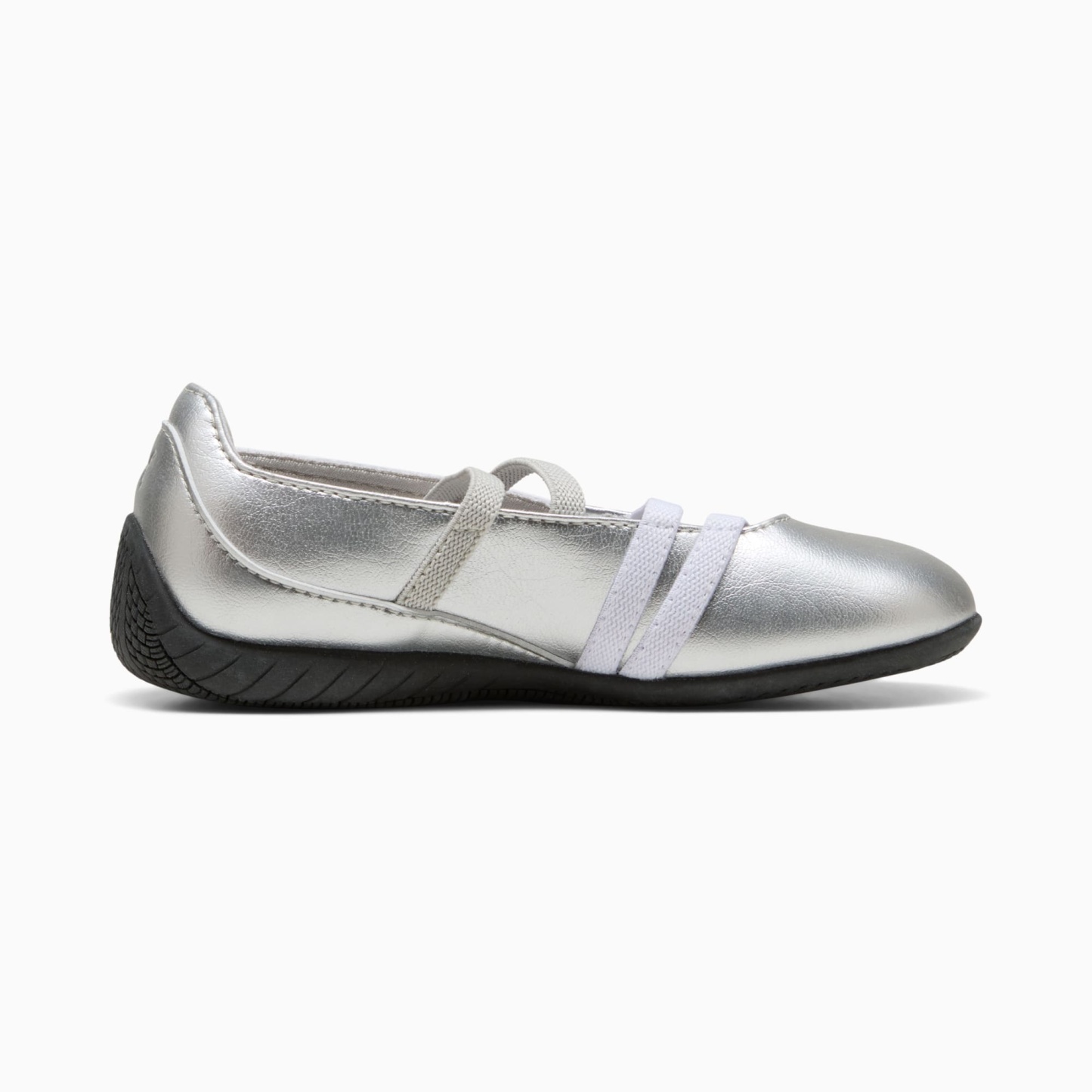 Speedcat Ballet Metallic Little Kids' Shoes - Ash Gray-PUMA White - 5
