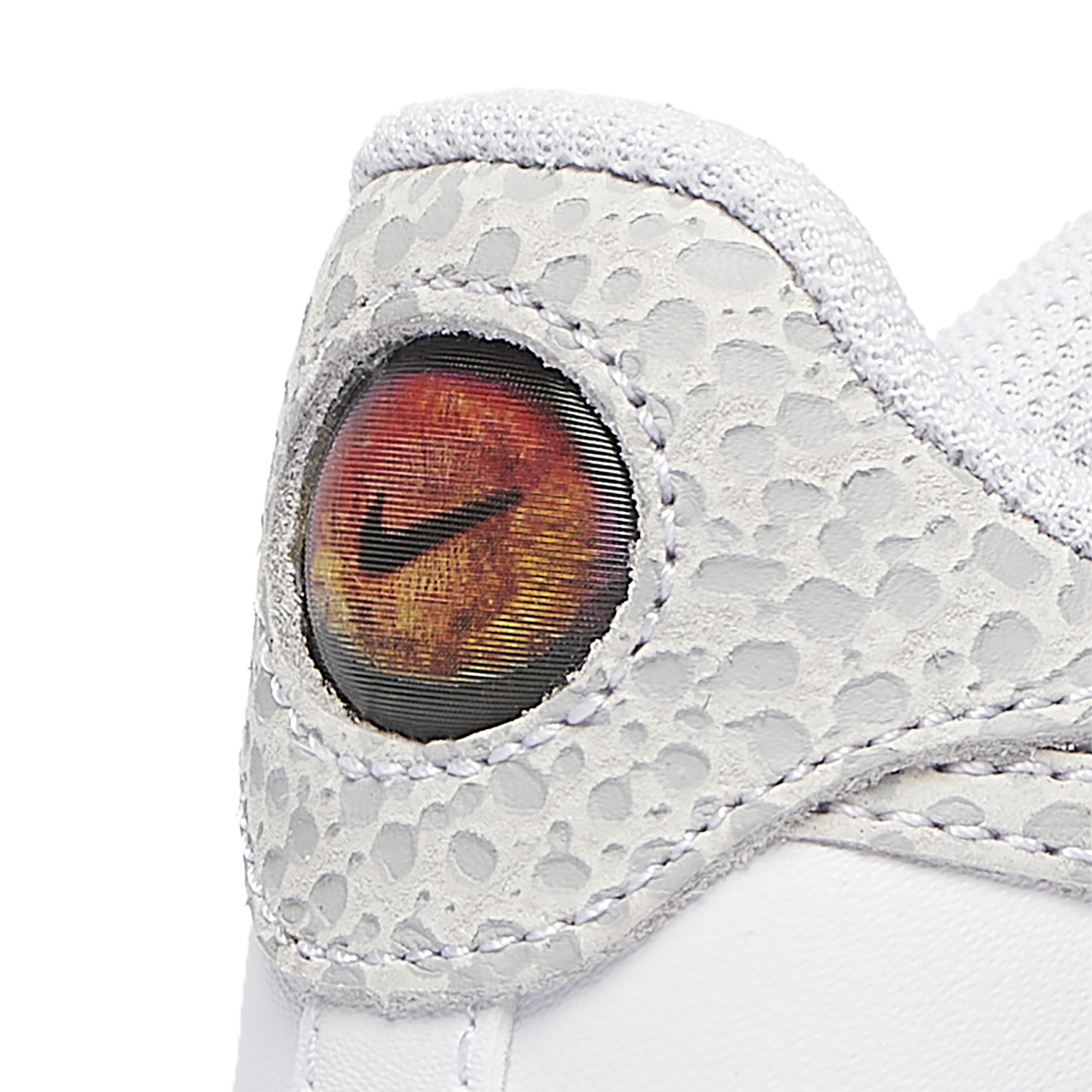 Nike Air Force 1 Low 童款 - White/Orange/Grey - Image 6