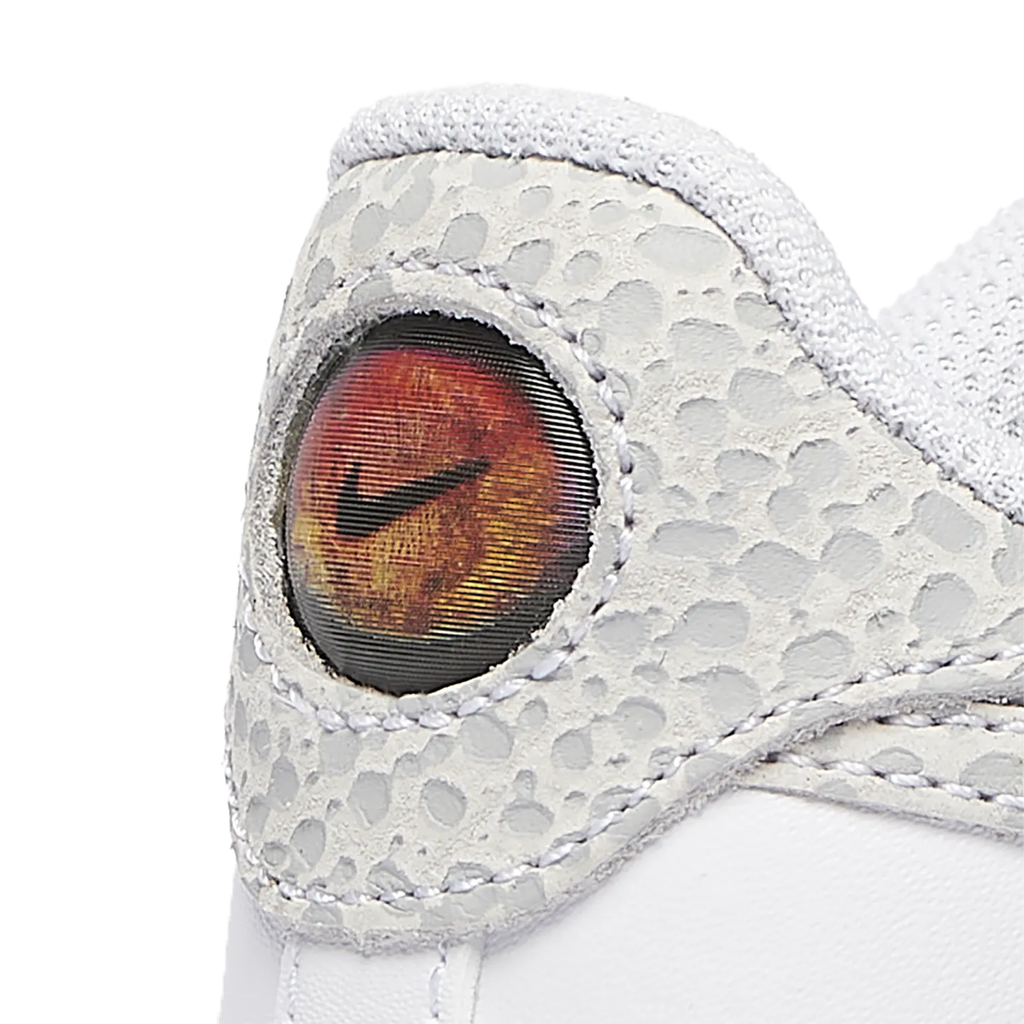 Nike Air Force 1 Low 童款 - White/Orange/Grey - Image 6