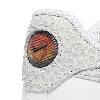 Nike Air Force 1 Low 童款 - White/Orange/Grey - Image 6