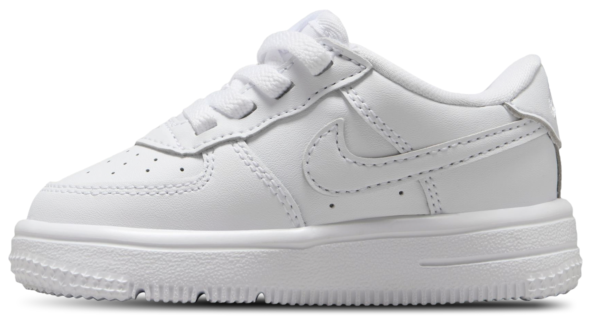 Nike Air Force 1 童款 - White/White - Image 2