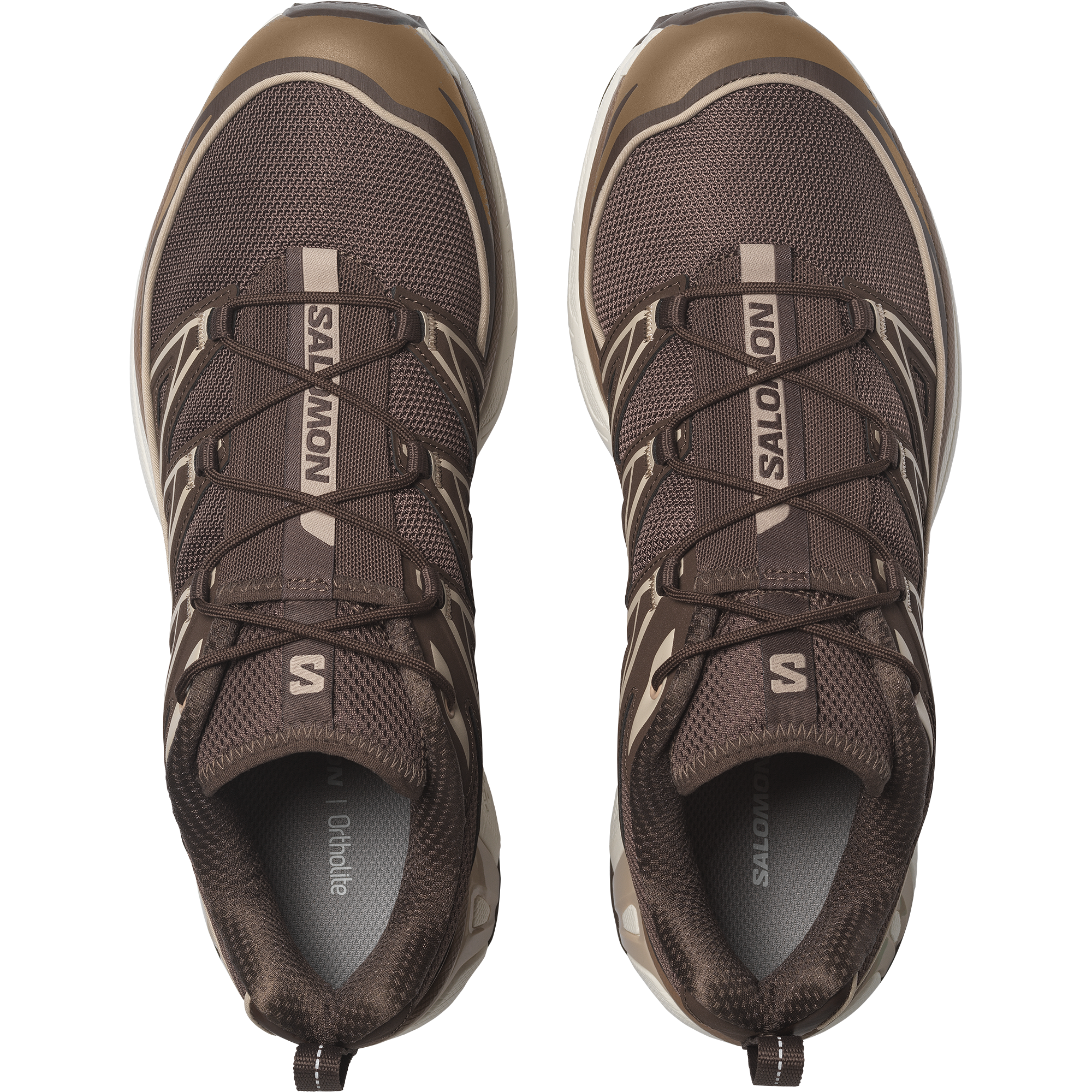Salomon XT-6 EXPANSE - Earth Brown / White Pepper / Coyote Brown - View 2