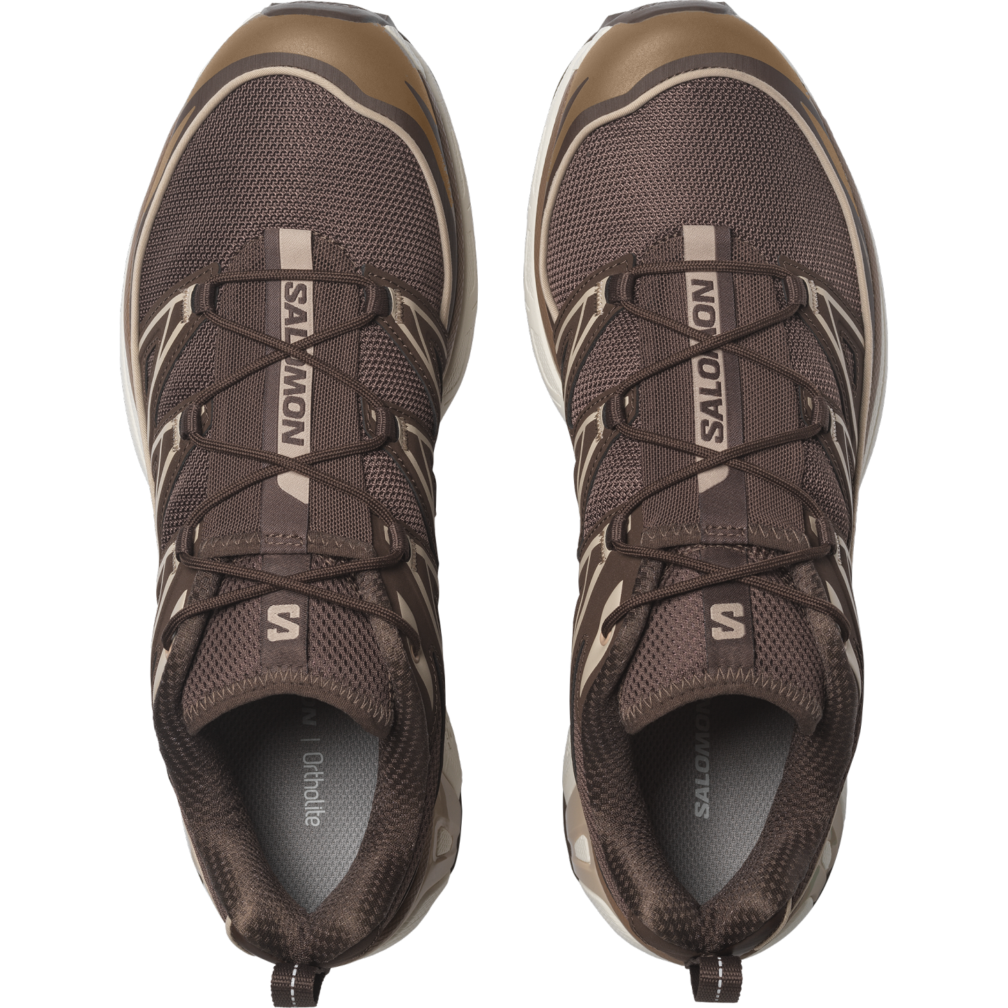 Salomon XT-6 EXPANSE - Earth Brown / White Pepper / Coyote Brown - View 2