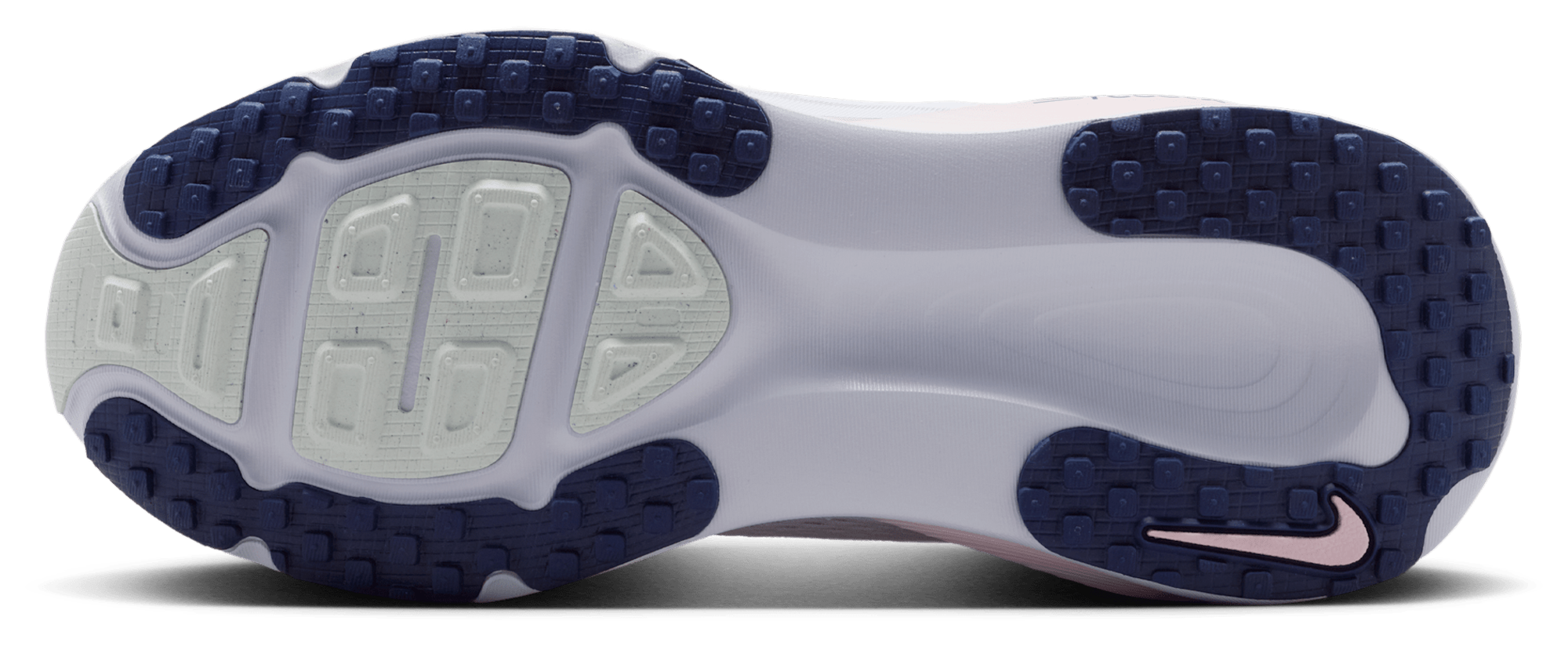 Nike Vomero 18 童款 - White/Midnight Navy/Football Grey - Image 5