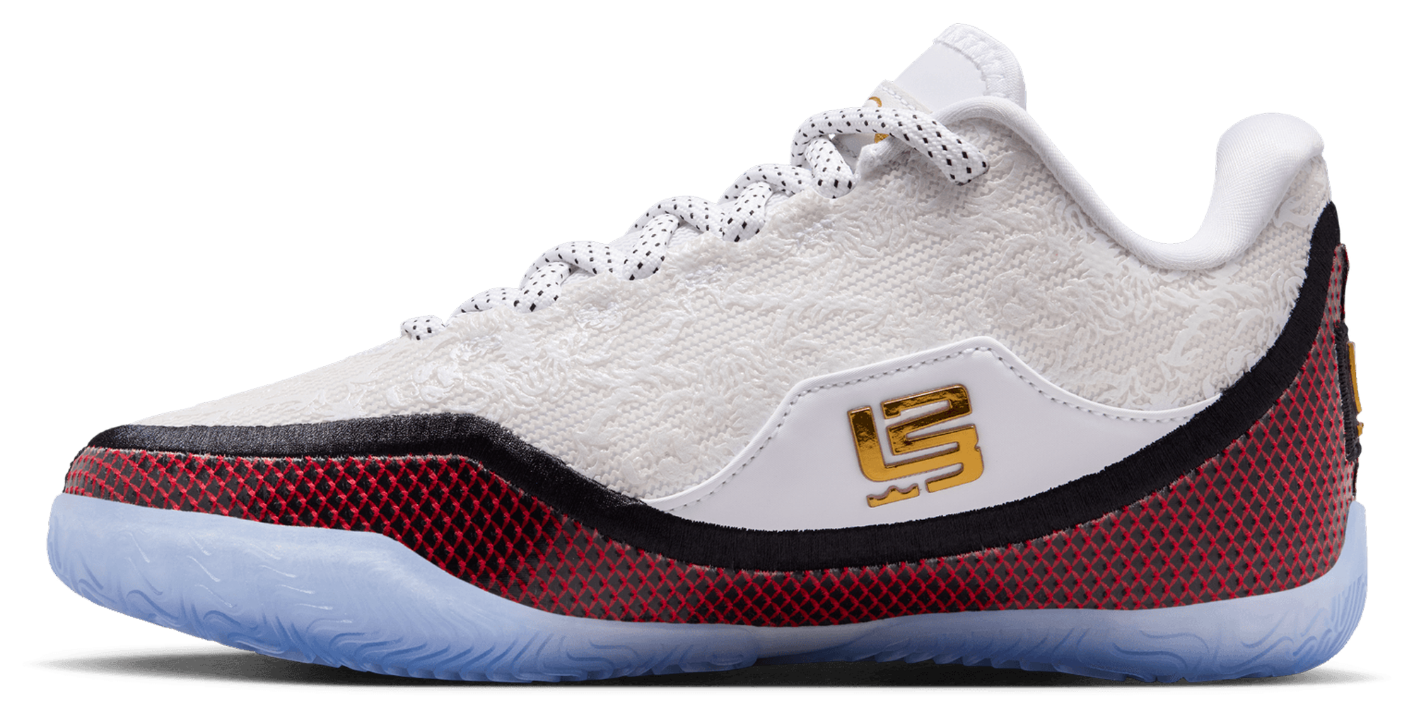 Nike LeBron XXIII 童款 - University Red/White/Metallic Gold - Image 2