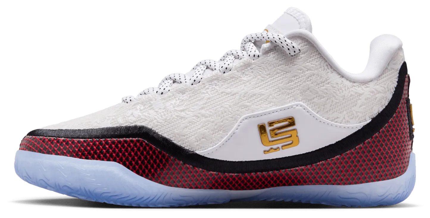 Nike LeBron XXIII 童款 - University Red/White/Metallic Gold - Image 2