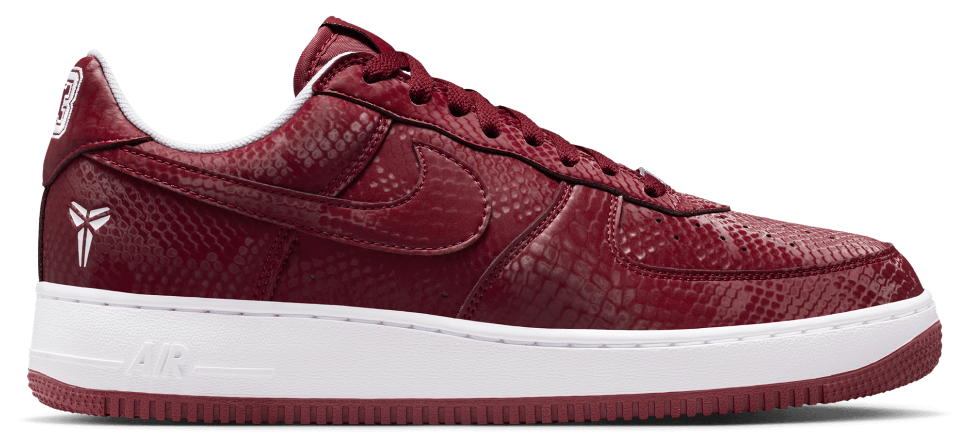 Nike Kobe Air Force 1 Low - Team Red/White - Image 1