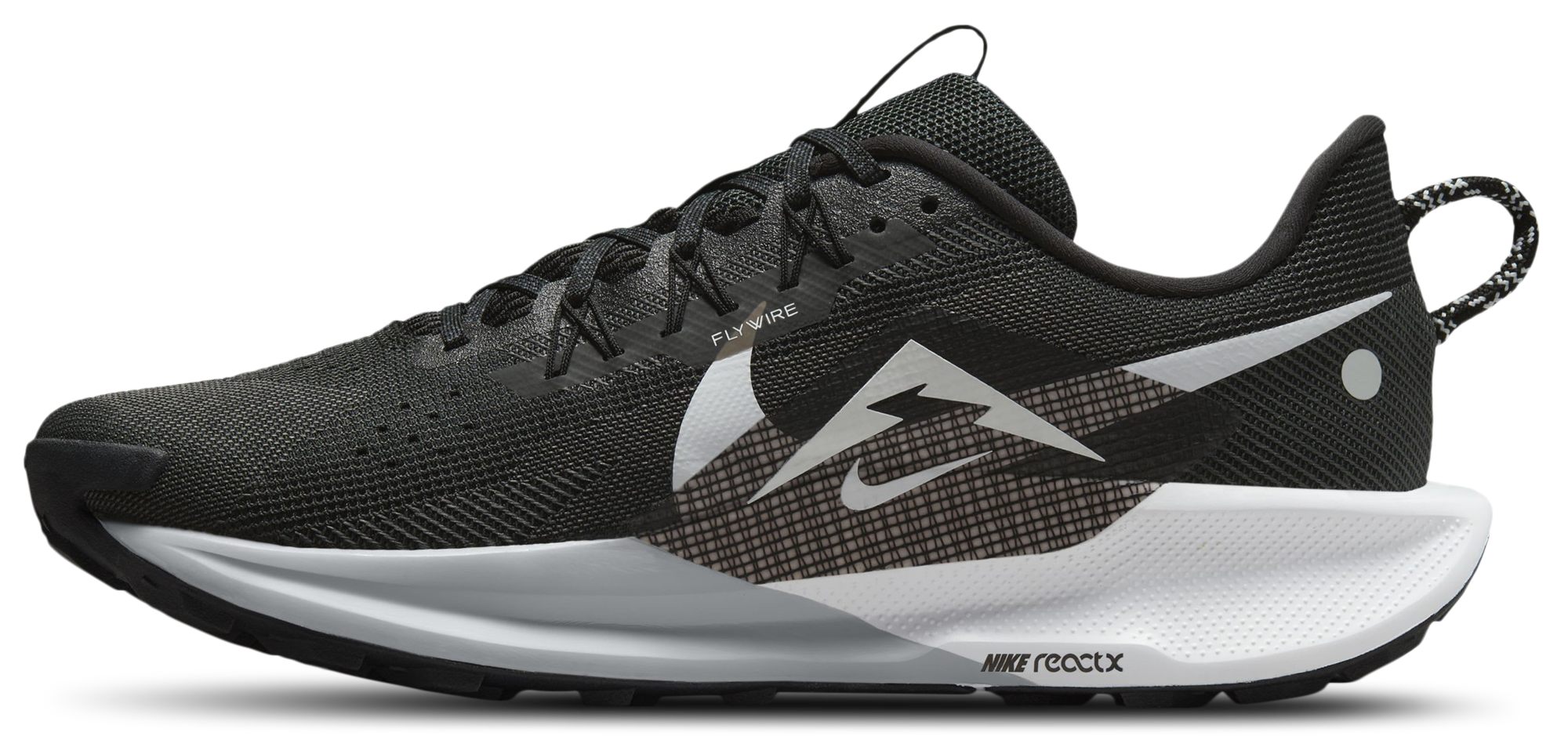 Nike Reactx Pegasus Trail 5 - Black/White/Anthracite - Image 2