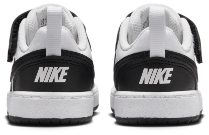 Nike Court Borough Low Recraft 童款 - White/Black - Image 3
