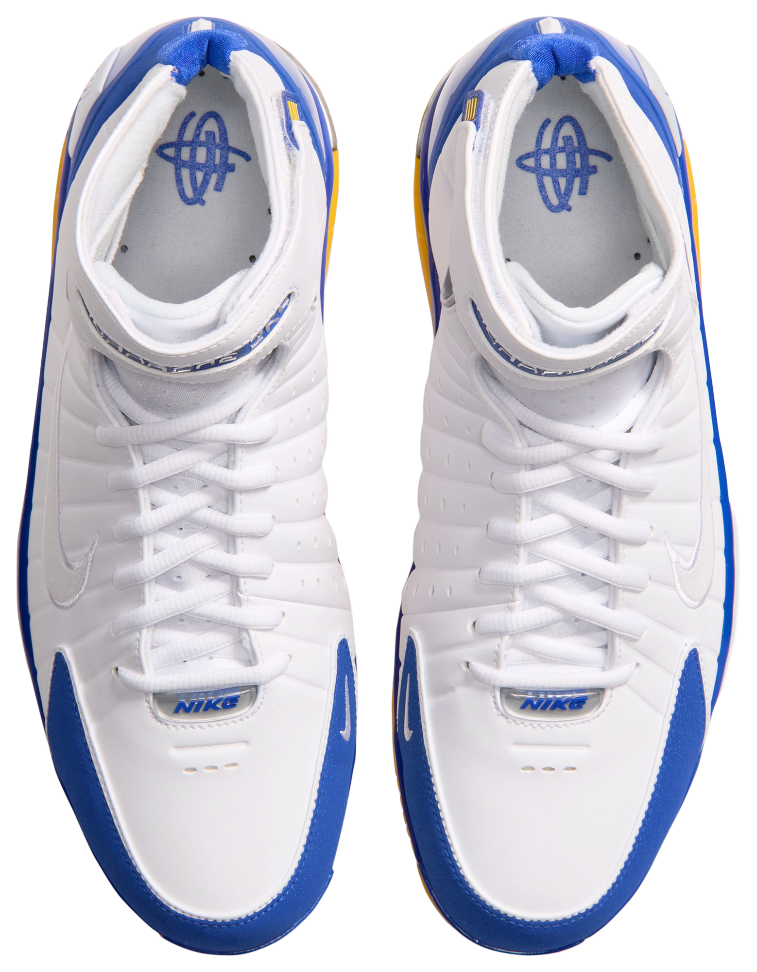 Nike Air Zoom Huarache 2K4 - White/Hyper Cobalt/Varsity Maize - Image 4