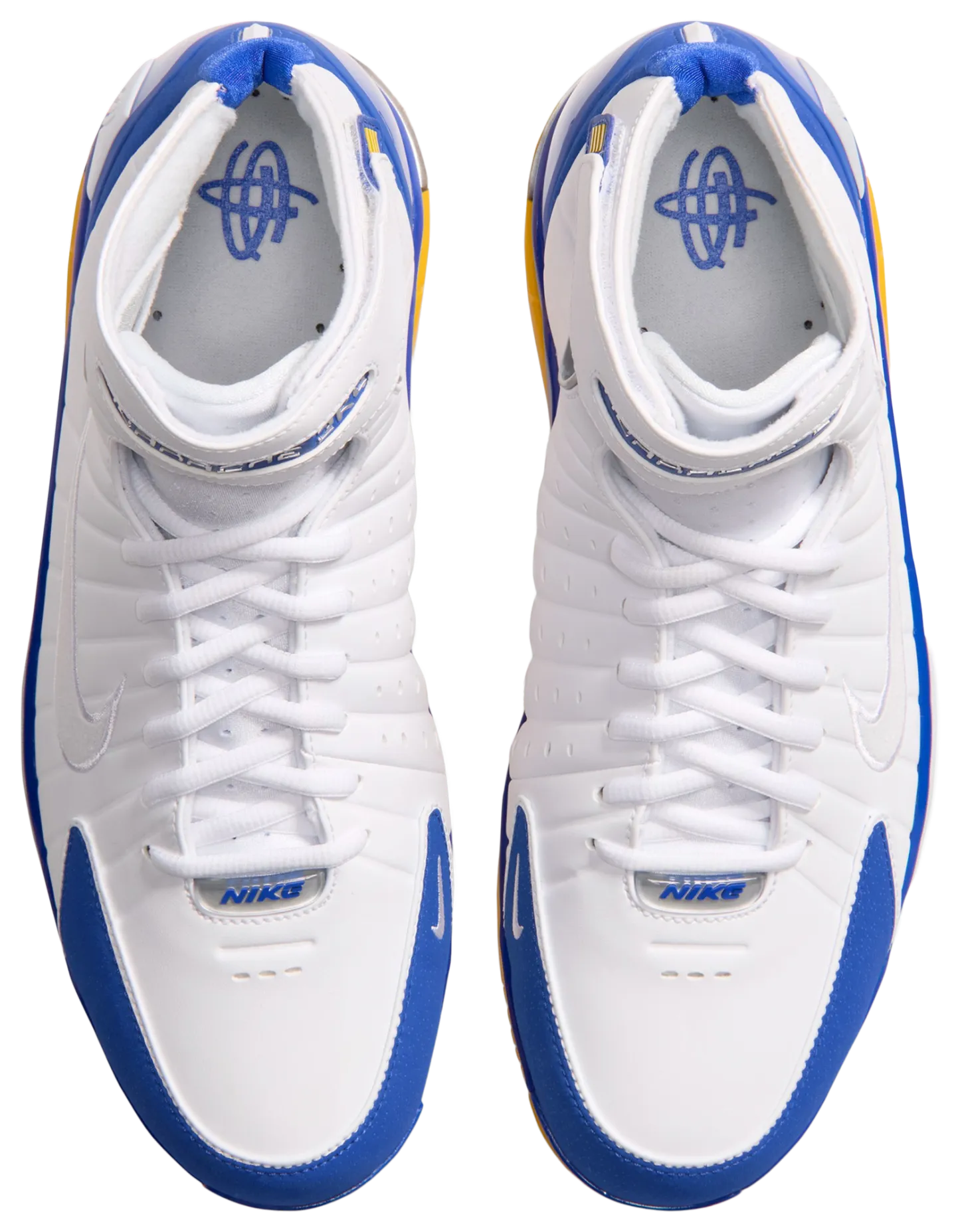 Nike Air Zoom Huarache 2K4 - White/Hyper Cobalt/Varsity Maize - Image 4